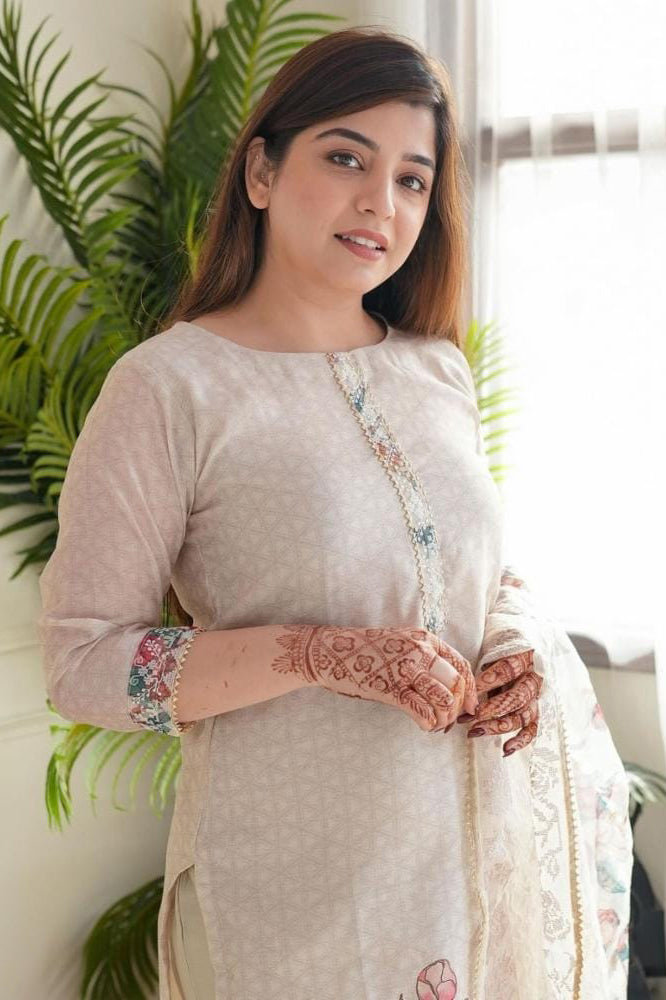 Festive Charm 3-Piece Kurti Set