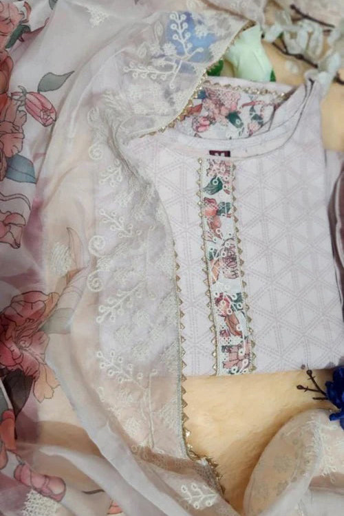 Festive Charm 3-Piece Kurti Set