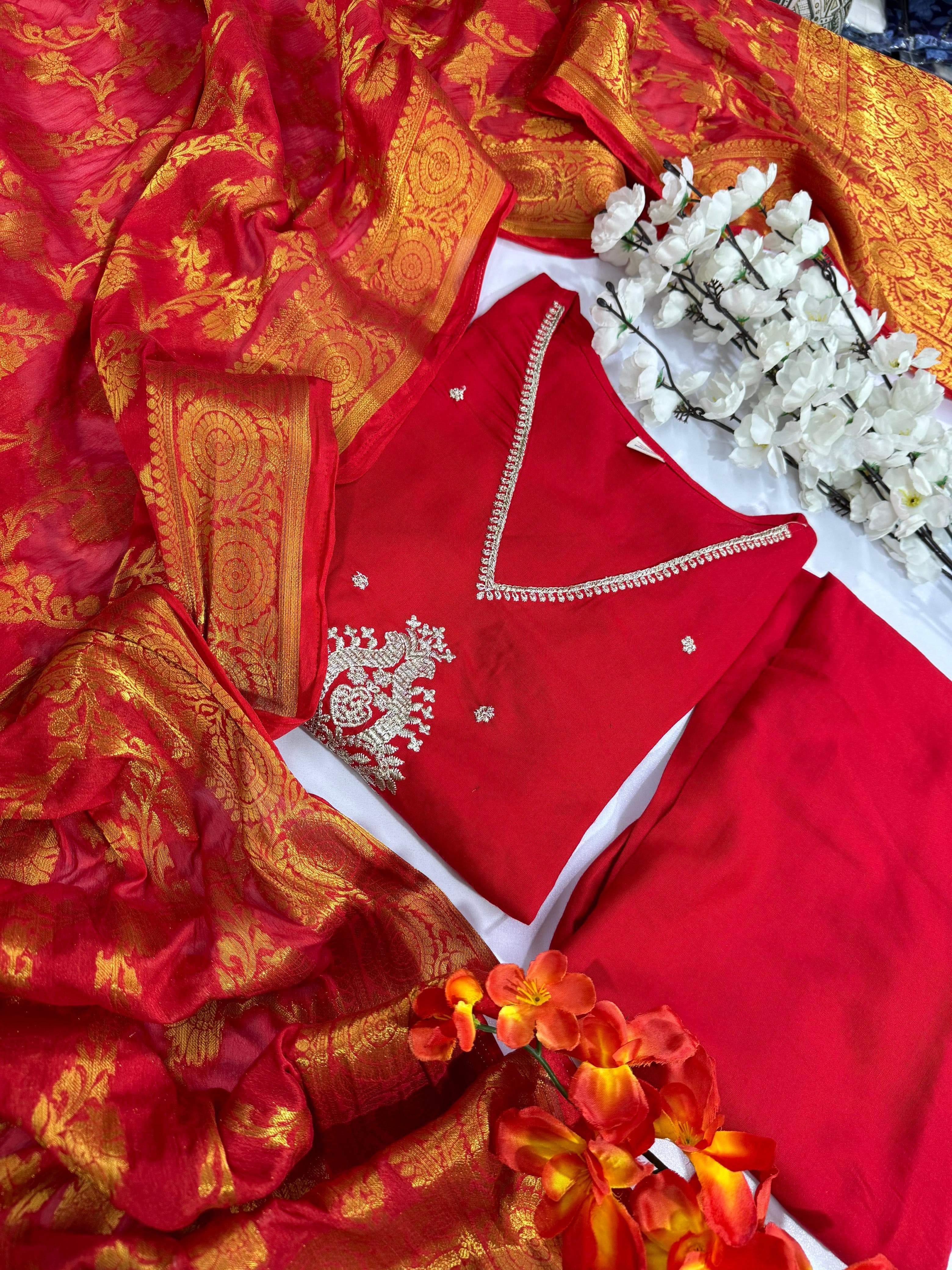 Special karwa chouth 3pcs suit