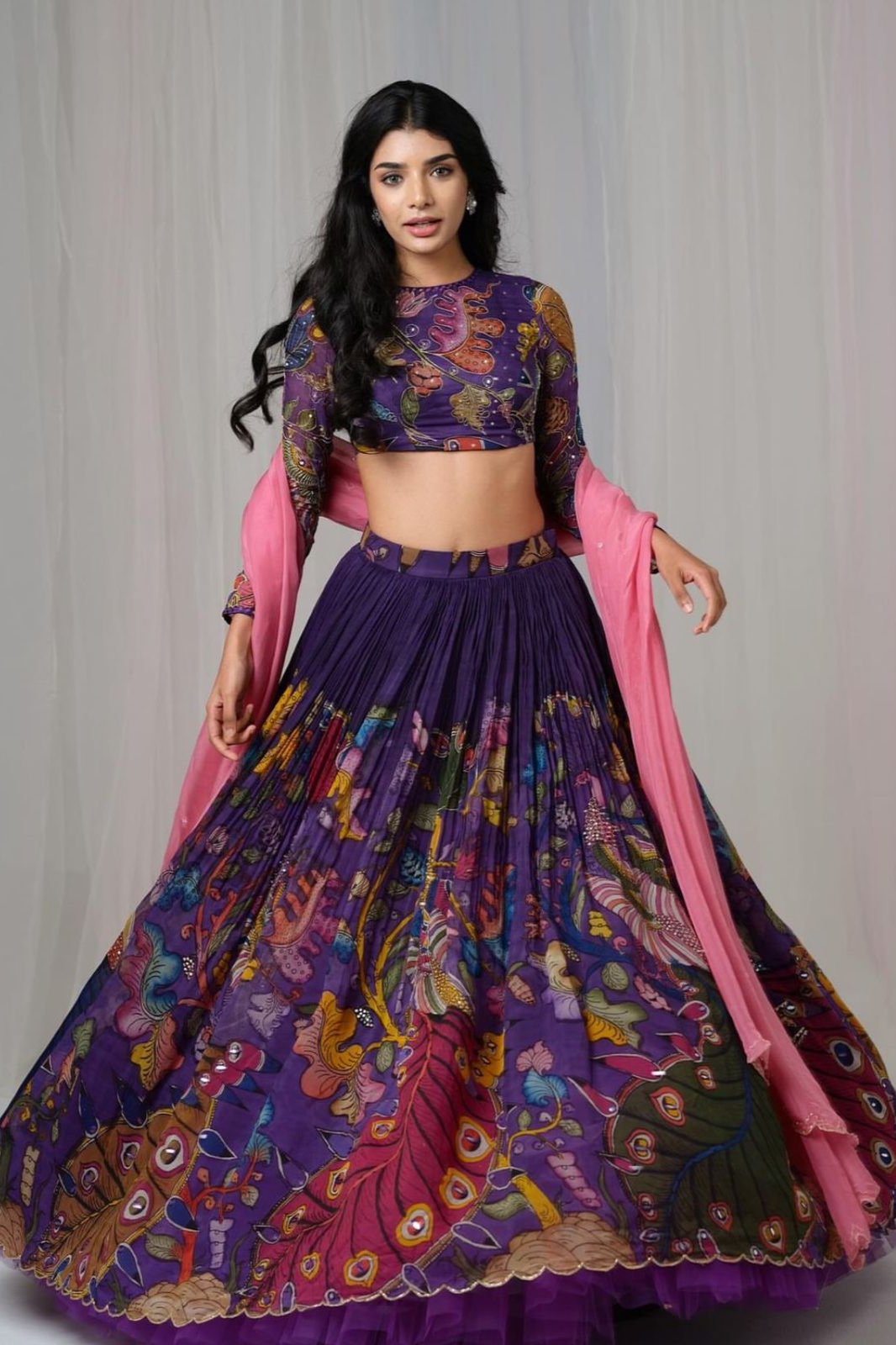 Kalamkari Elegance Micro Cotton Lehenga Choli