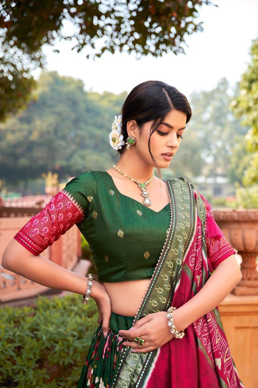 Grace Dola Silk Printed Lehenga Choli Set