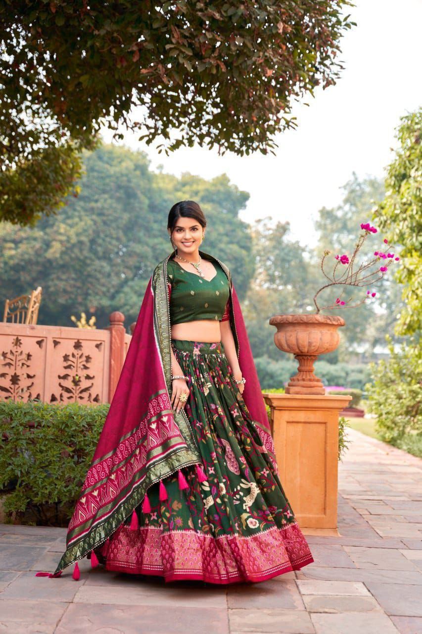 Grace Dola Silk Printed Lehenga Choli Set