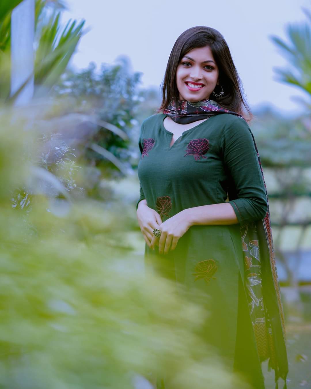 Royal Bloom Khadi Embroidered Suit Set