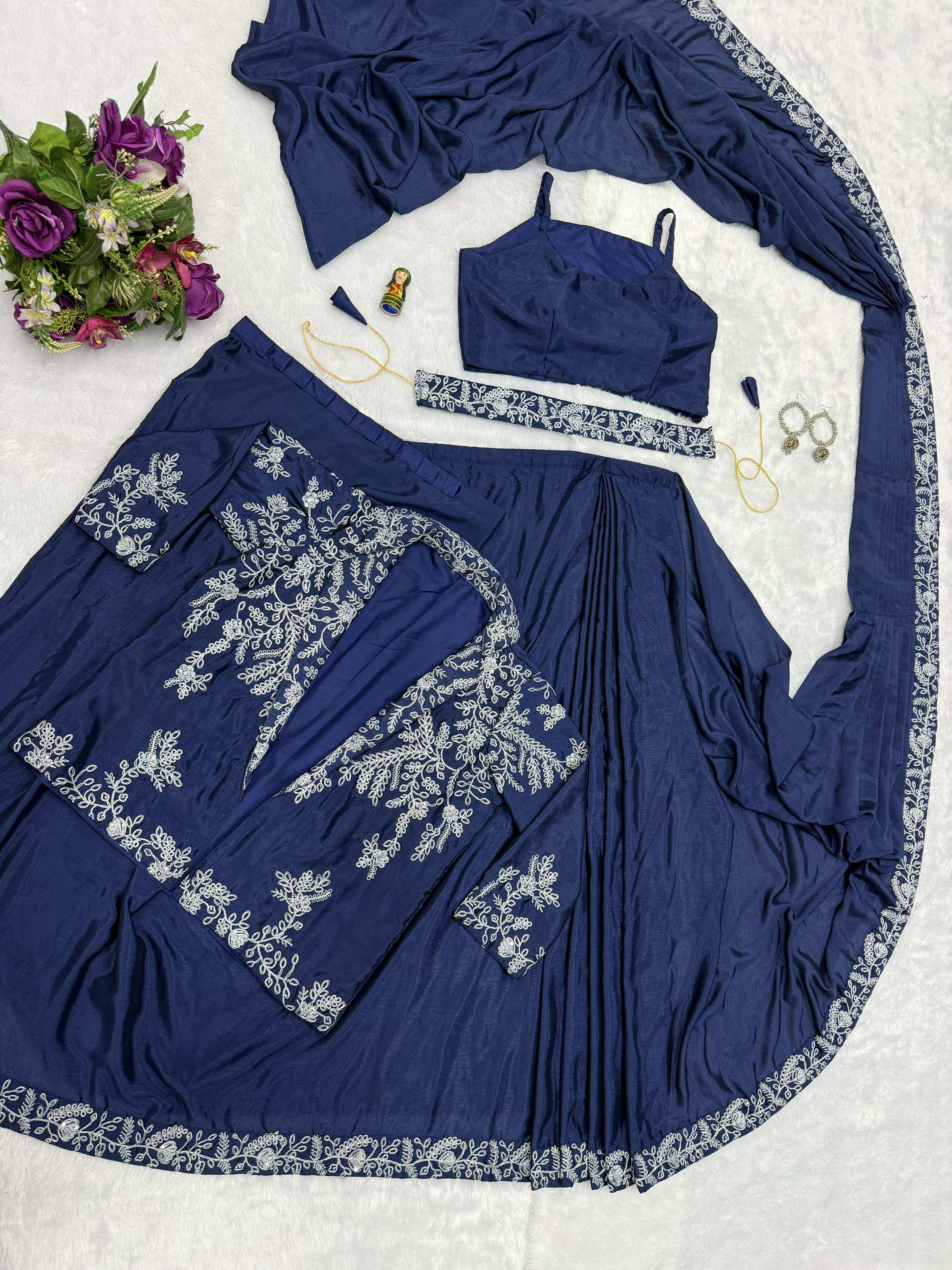 Noor-e-Nazakat Indo-Western Drape Saree