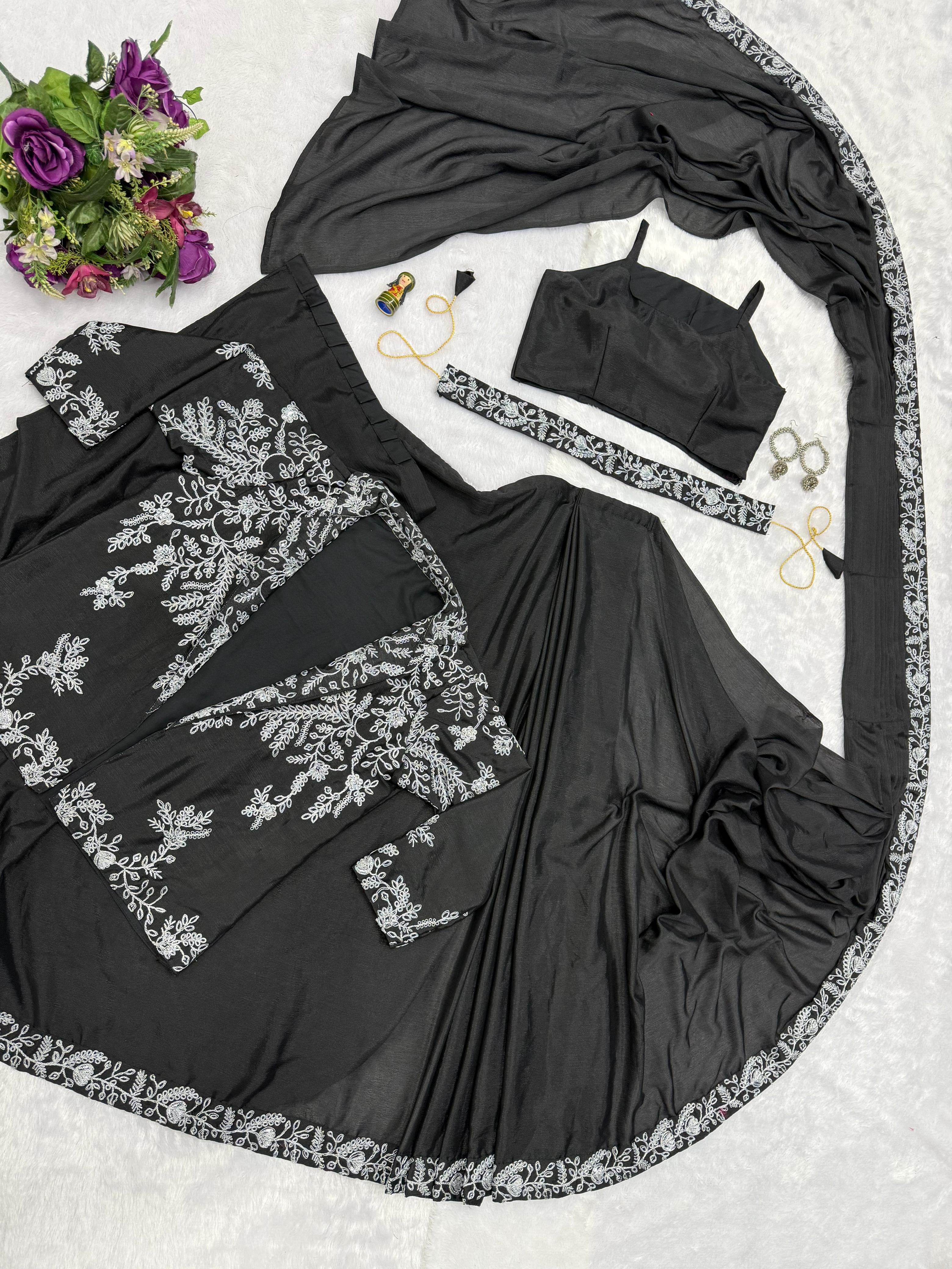 Noor-e-Nazakat Indo-Western Drape Saree