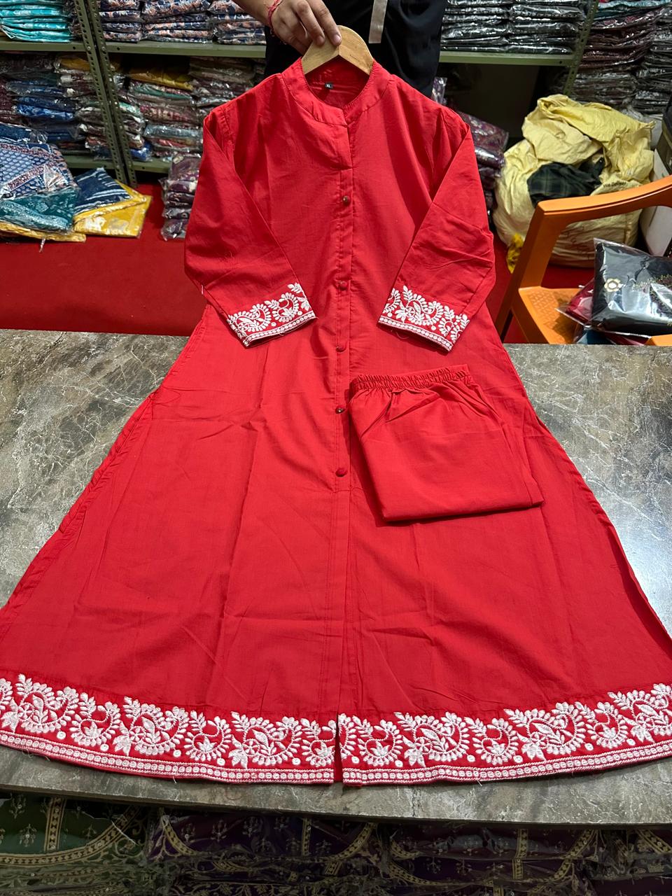 Lavender Grace A-Line Cotton Co-Ord Set