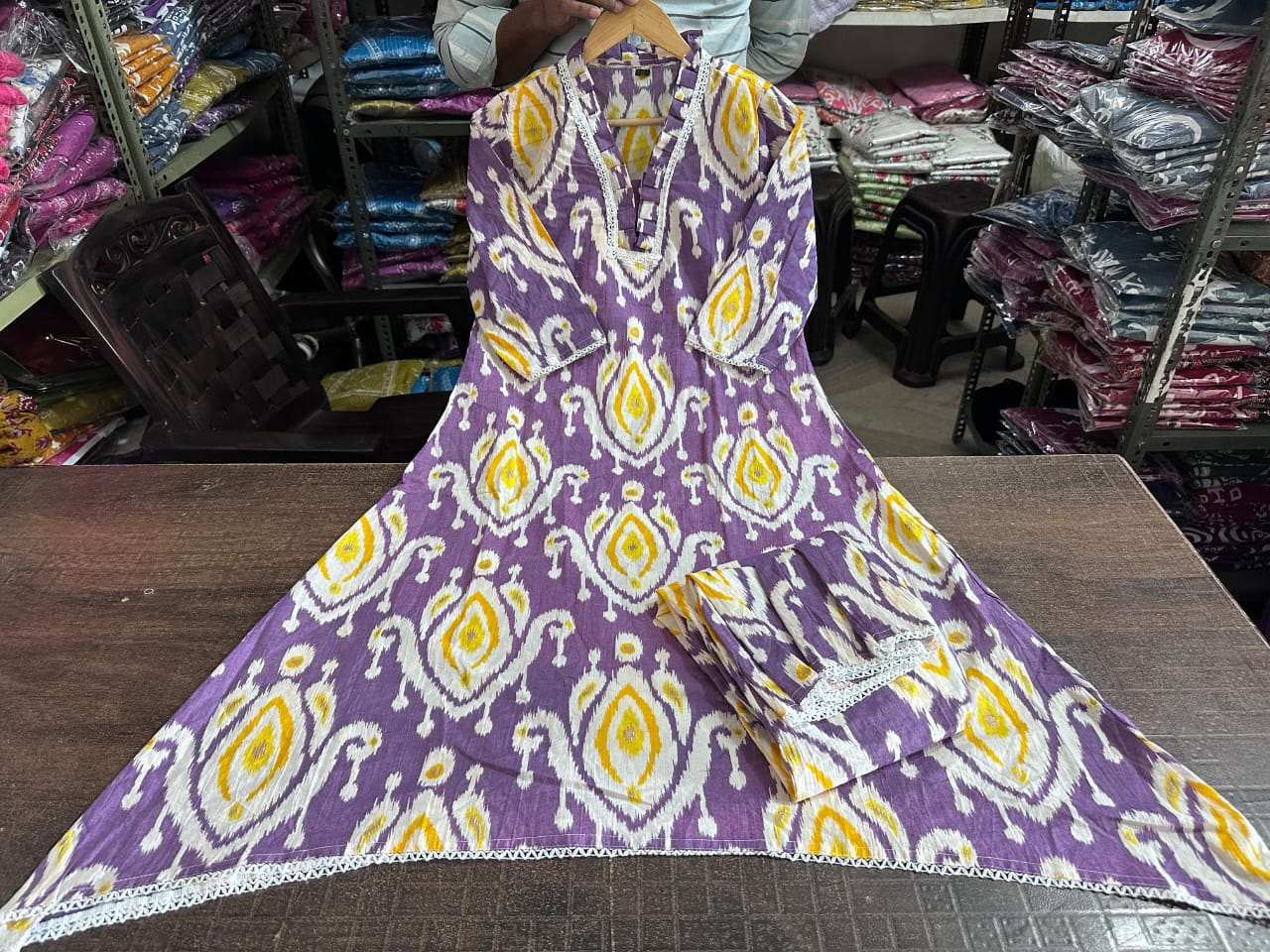 Traditional Apple-Cut Cotton Co-Ord Set