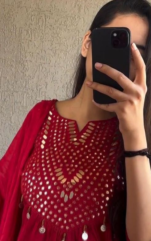 Handcrafted Cotton Kurta Pant Dupatta Set
