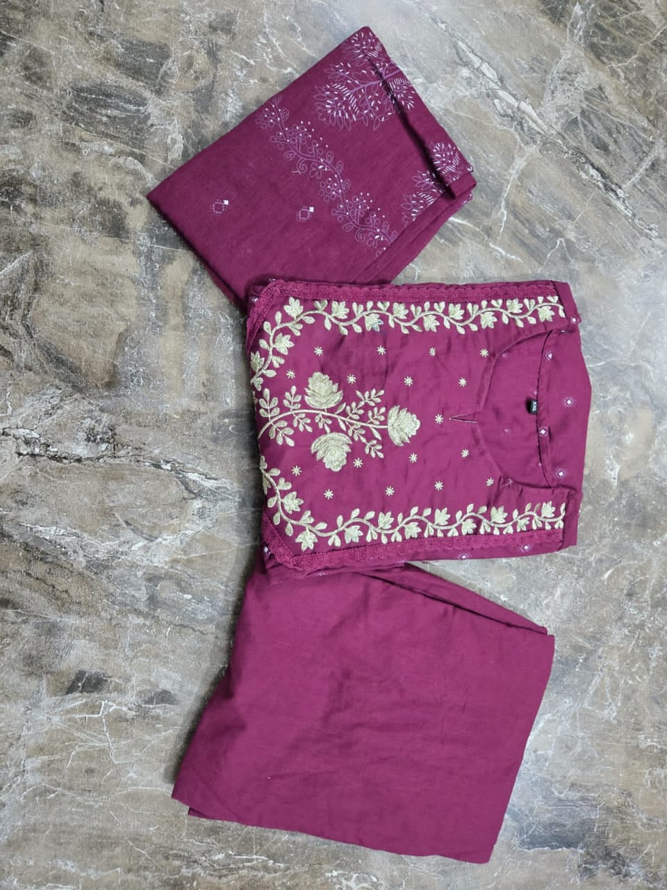 New Traditional Embroidered Anarkali Kurta Set