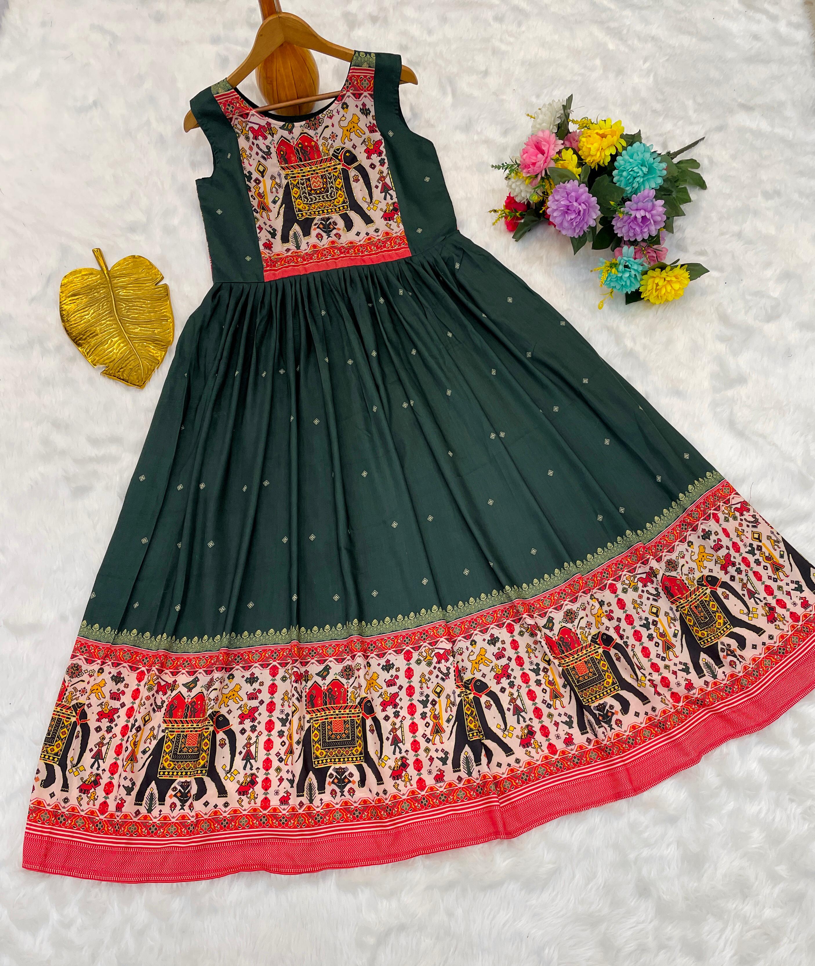 Navya Mustard Muslin Silk Anarkali Gown
