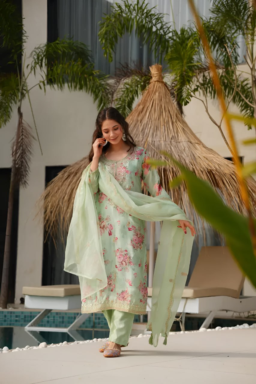 New Launching Noor-E-Safa Tebby Silk Festive Suit Set