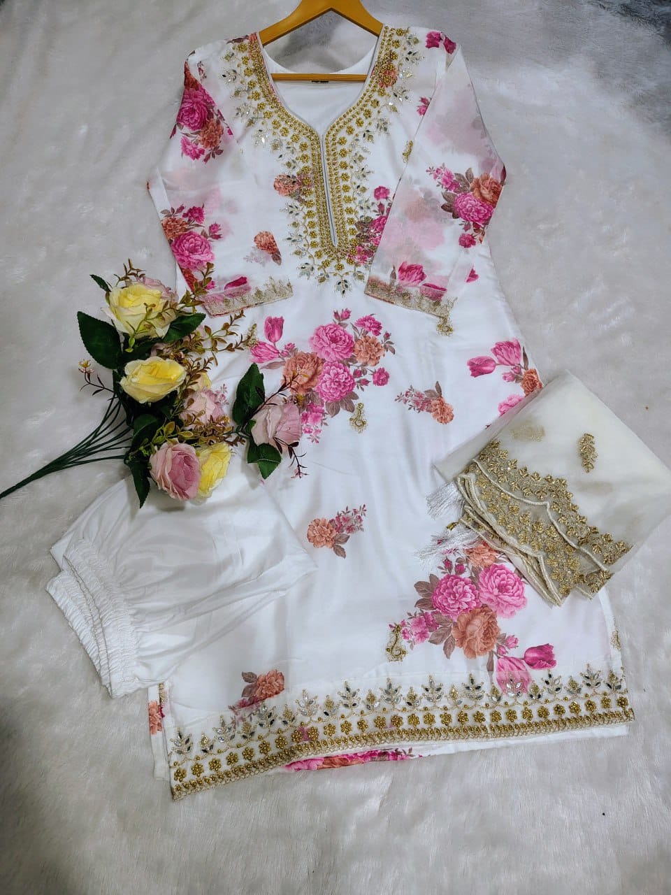 New Launching Noor-E-Safa Tebby Silk Festive Suit Set