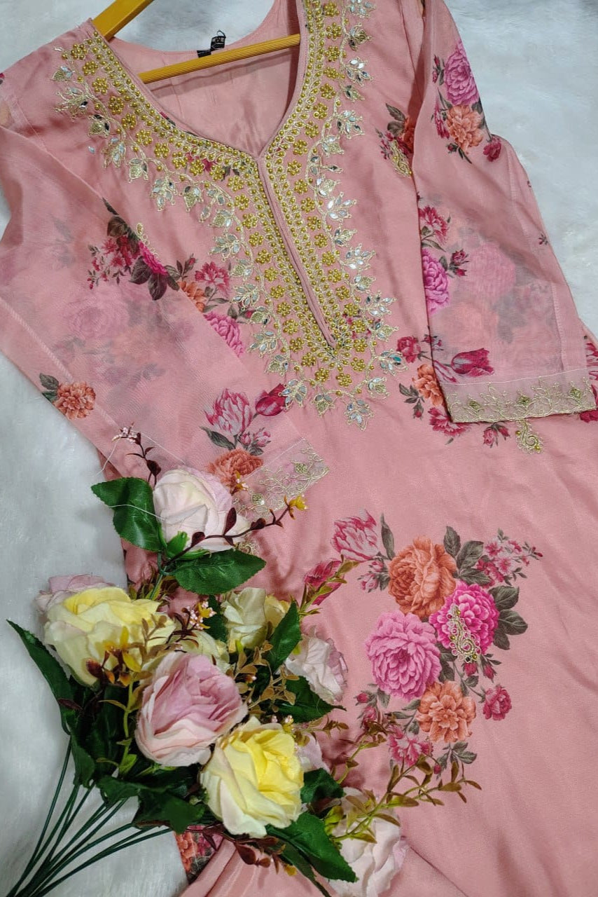 New Launching Noor-E-Safa Tebby Silk Festive Suit Set