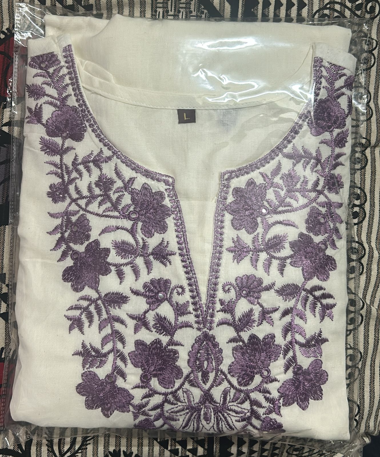 Noor-e-Khadi White Embroidered Khadi Flex Suit Set