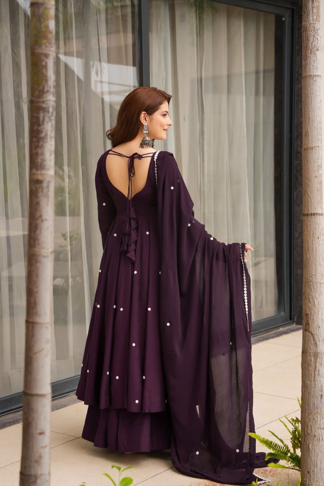 Mehreen Heavy Embroidered Georgette Suit Set