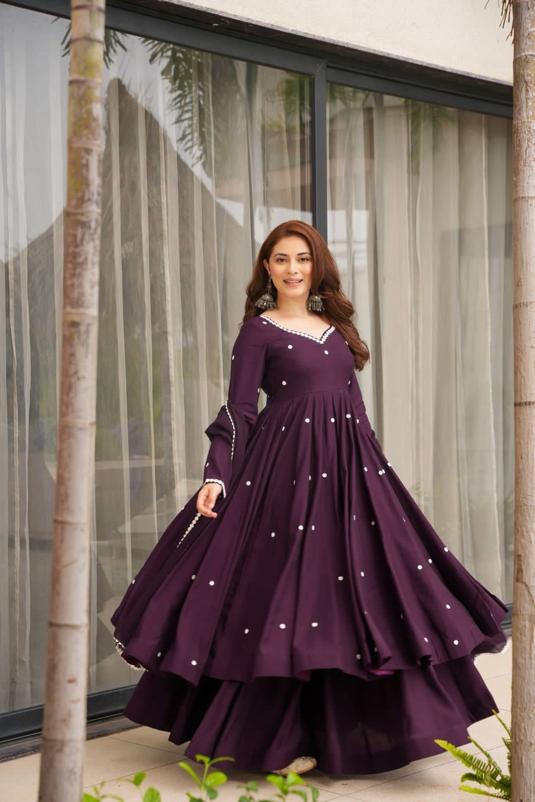 Mehreen Heavy Embroidered Georgette Suit Set