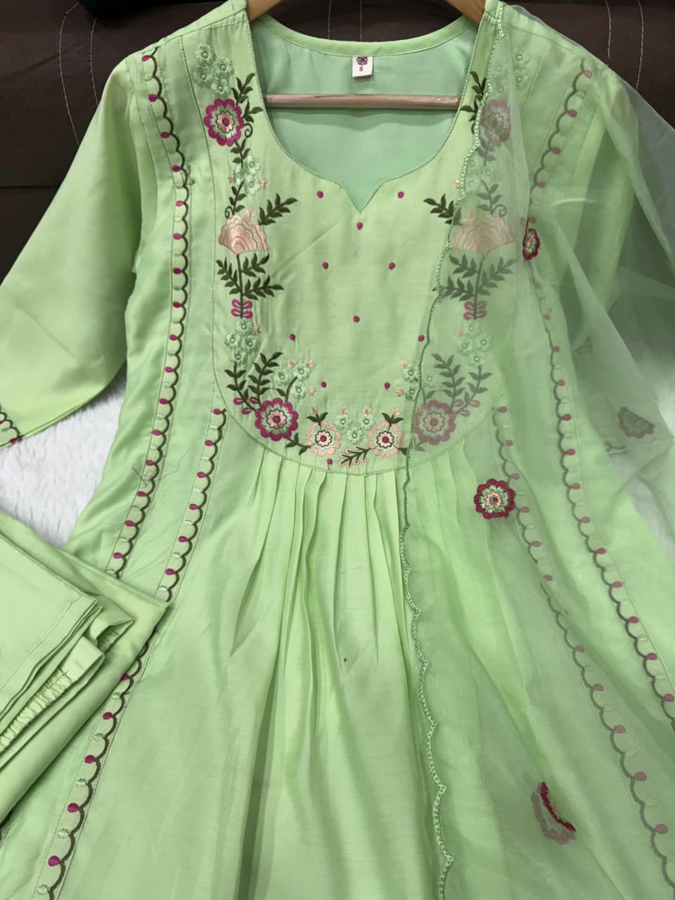 Rooh Chanderi Silk Embroidered Suit Set