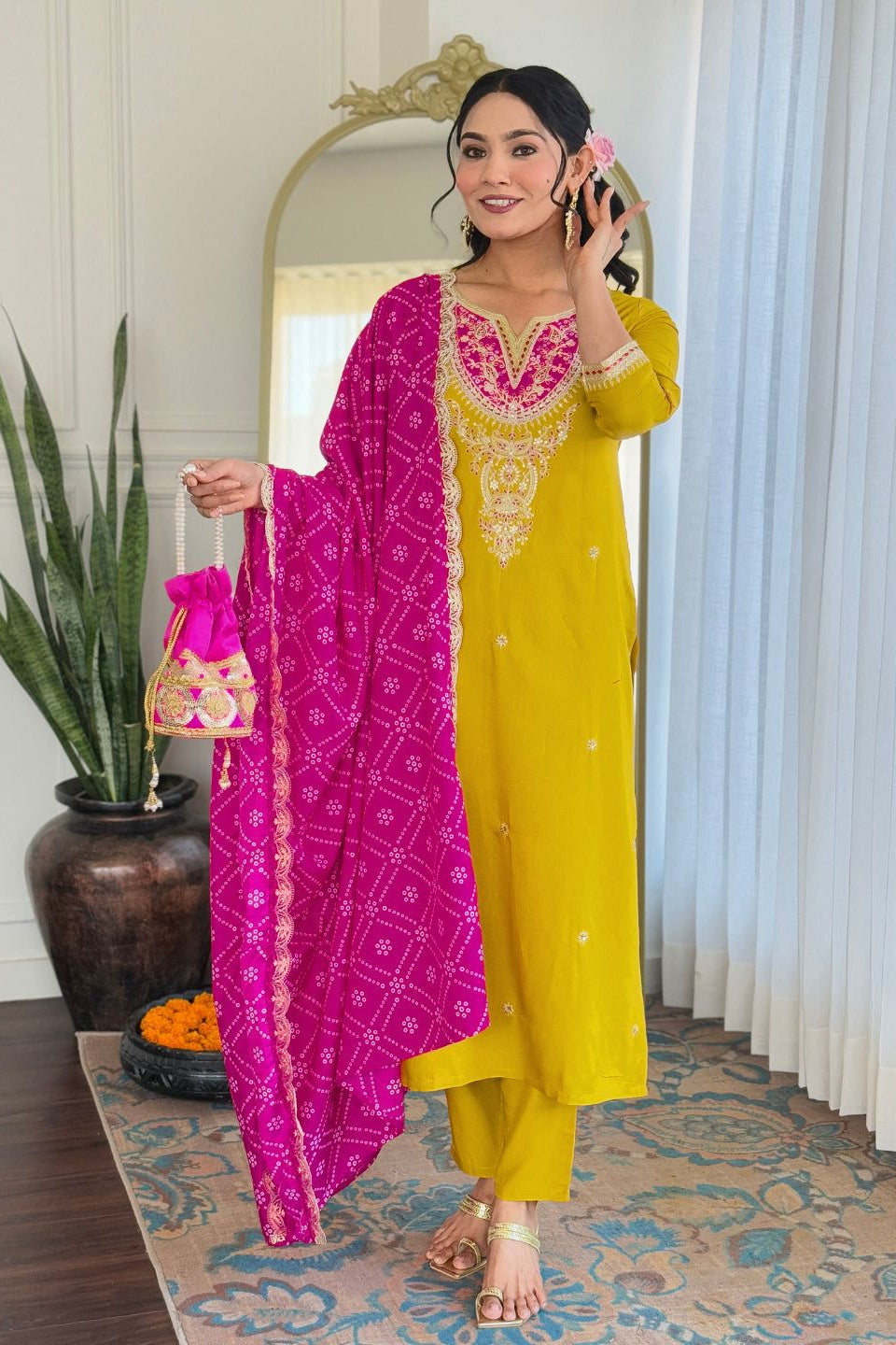 New Launching Roman Embroidered Suit Set