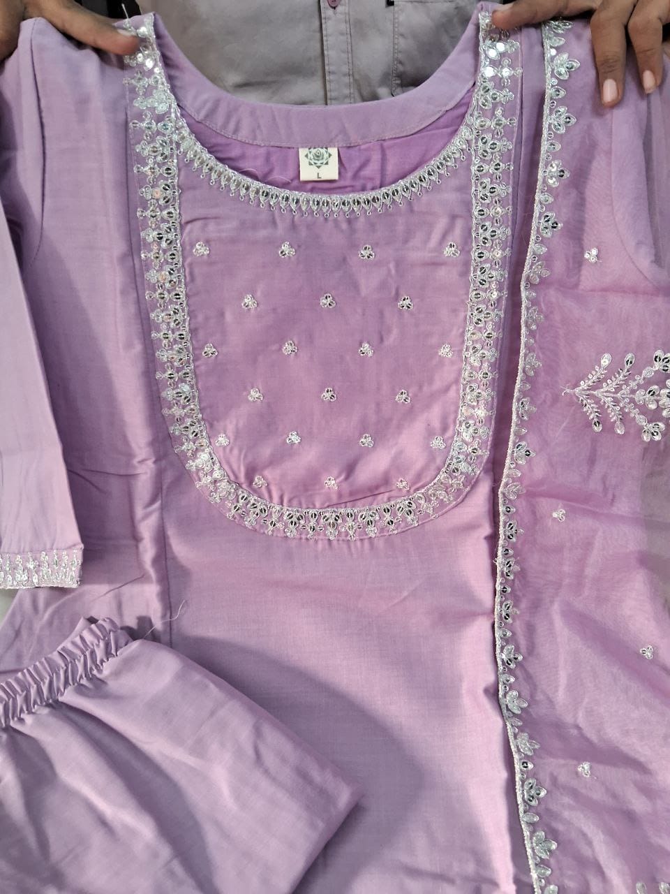 Nidhi Aabha Blend Silk Anarkali Set
