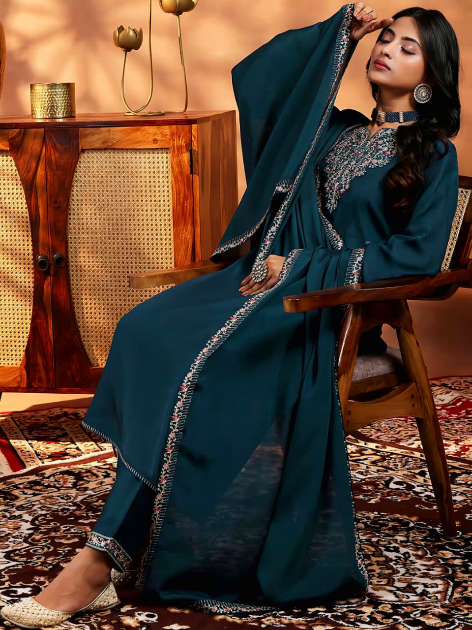 Mor Pankh Vichitra Silk Suit Set