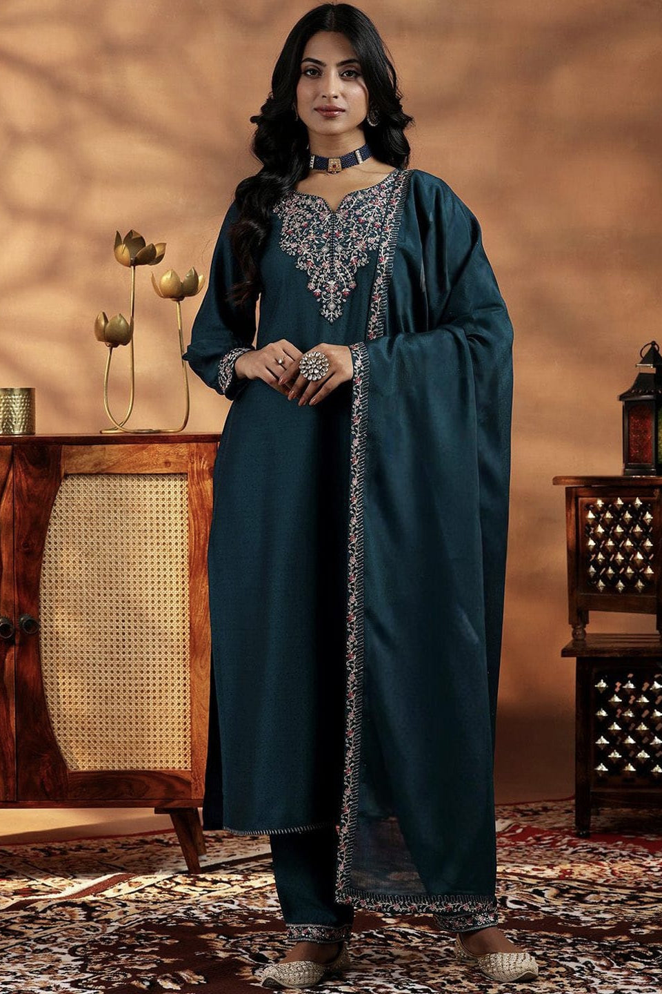 Mor Pankh Vichitra Silk Suit Set