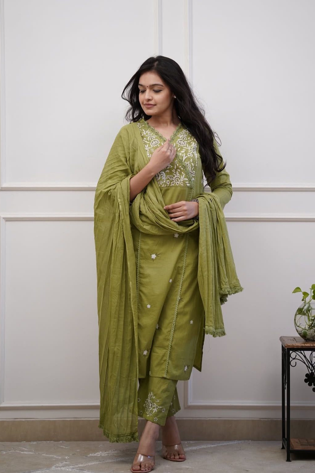 Mehendi Aafreen Premium Cotton 3-Piece Set