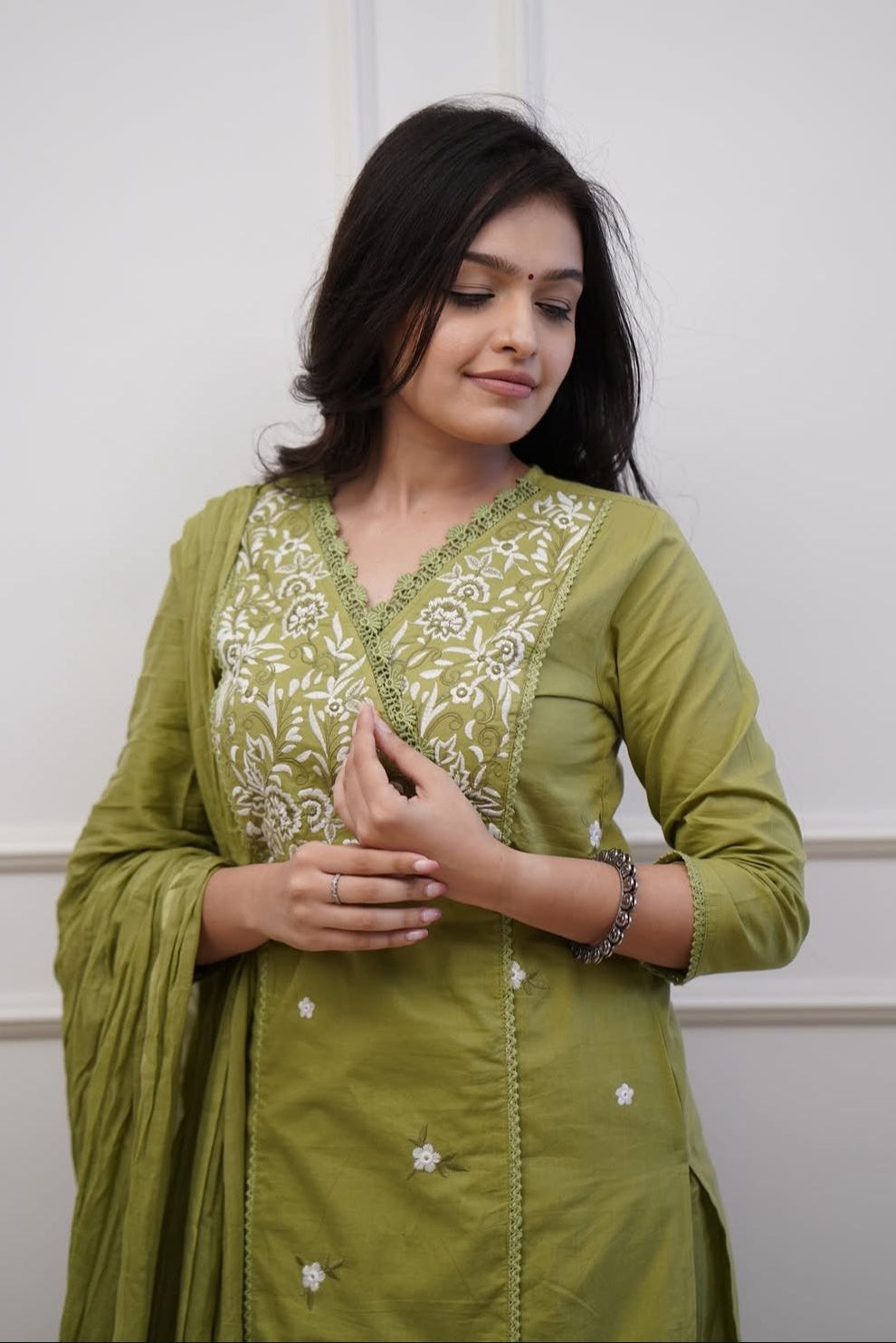 Mehendi Aafreen Premium Cotton 3-Piece Set