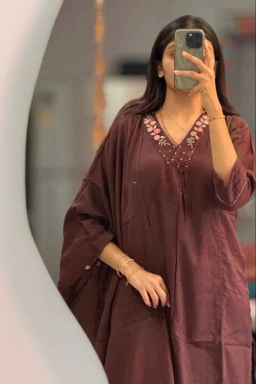 NeelTarang Heavy Cotton Embroidered Suit Set