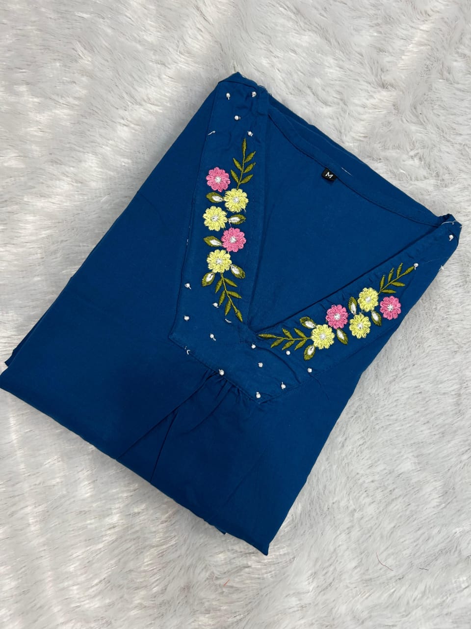 NeelTarang Heavy Cotton Embroidered Suit Set