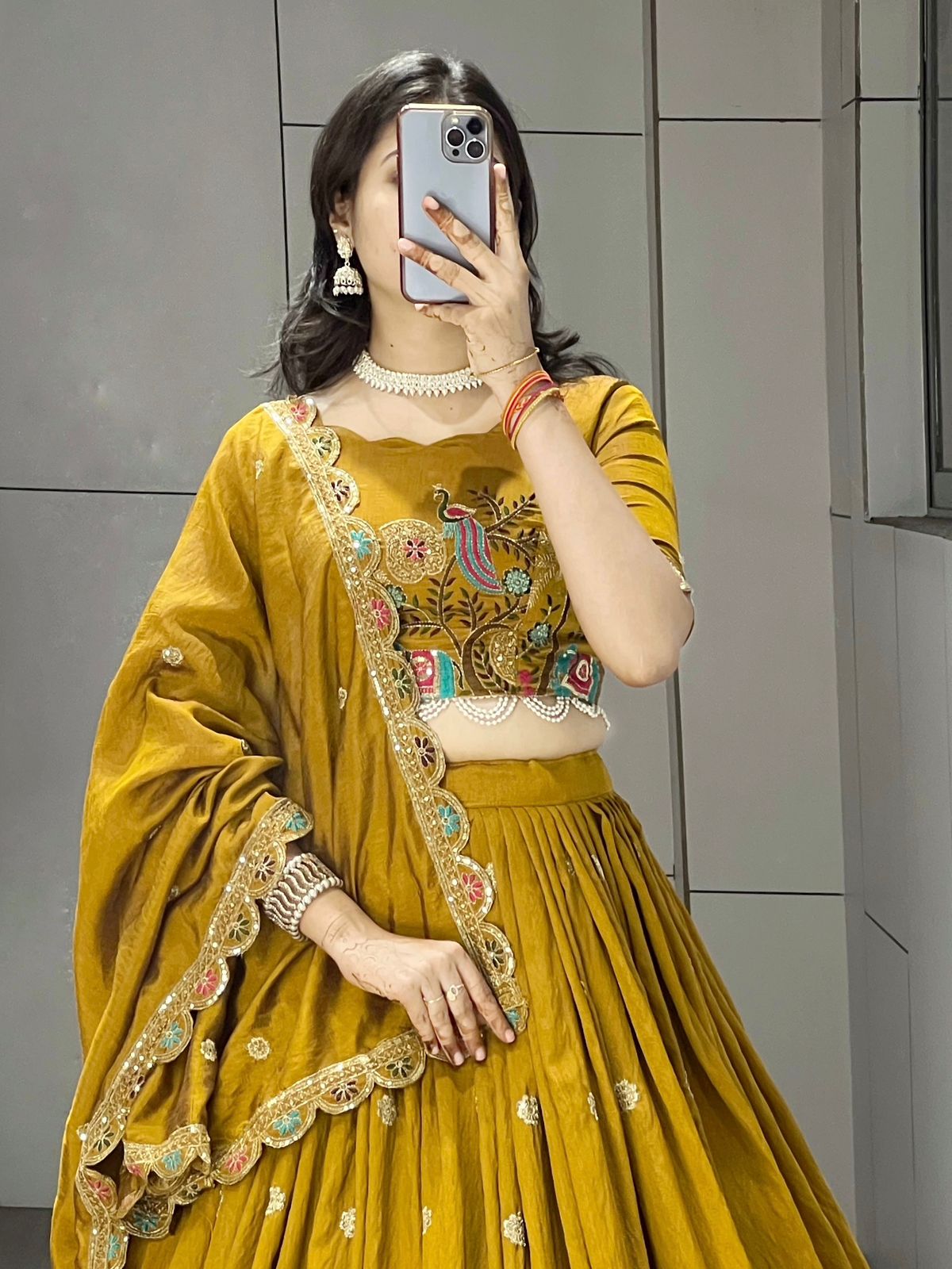 Regal Multicolor Embroidered Premium Lehenga Set
