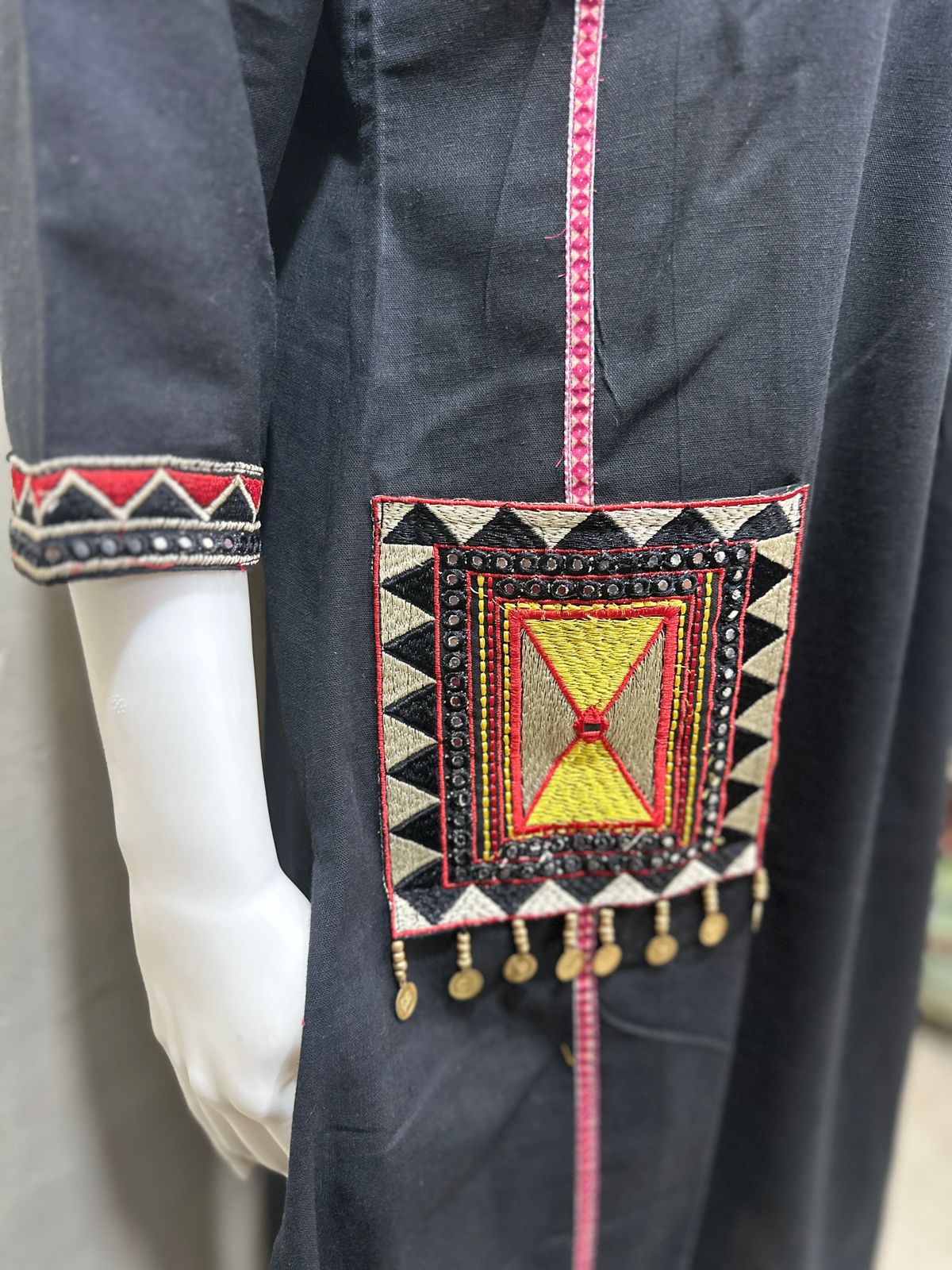 SuryaVira Embroidered Cotton Flex Co-ord Set