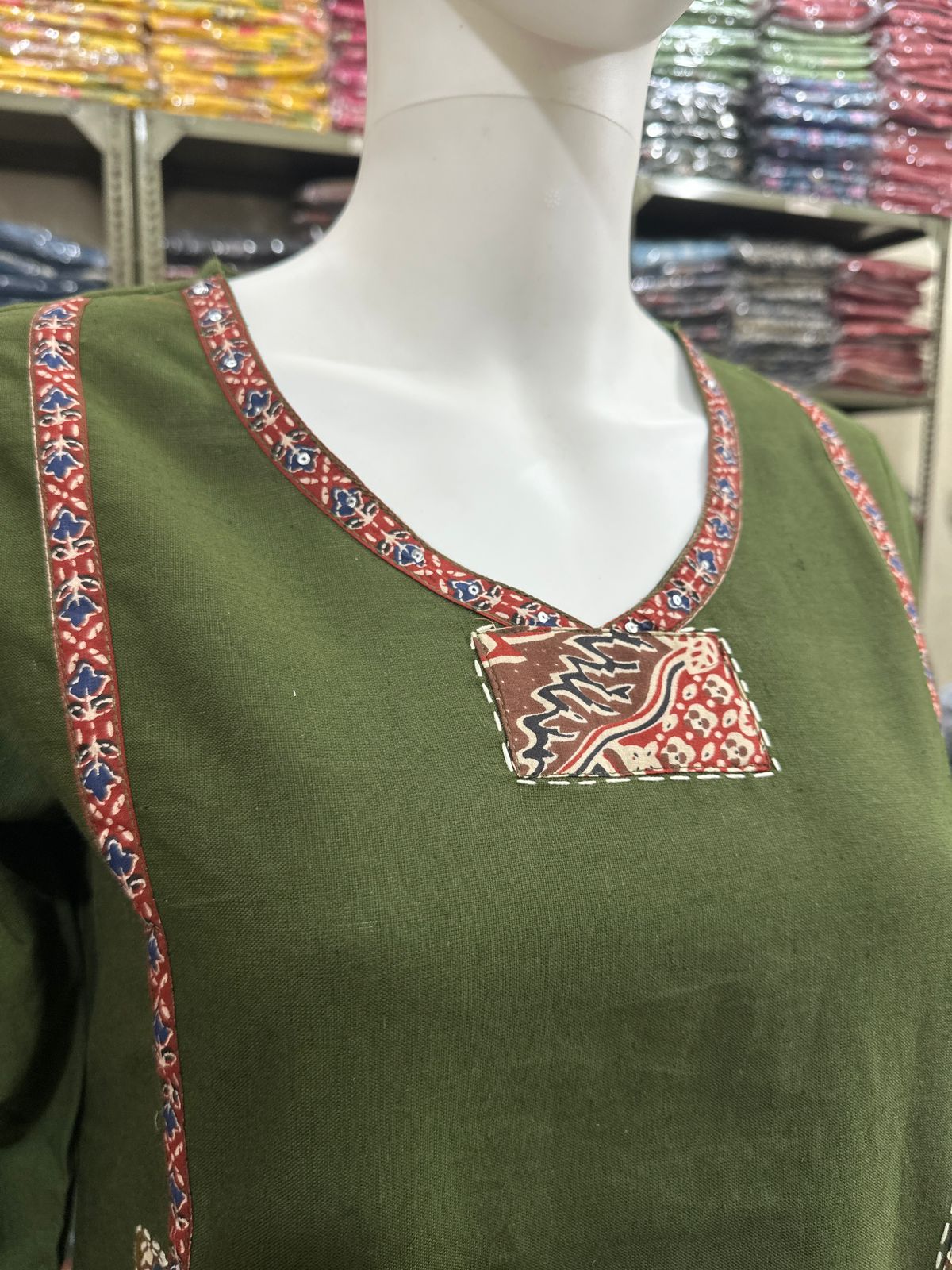 Aarohi Pechkari Cotton Flex Kurti Palazzo Set