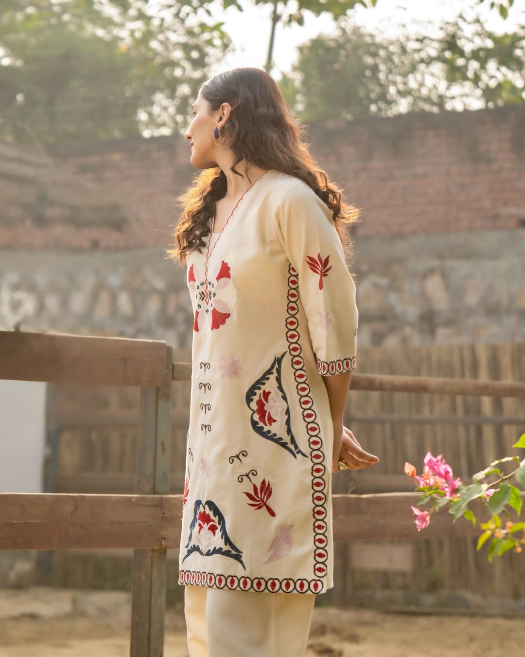 Agnira Threadcrafted Cotton Flex Co-Ord Set