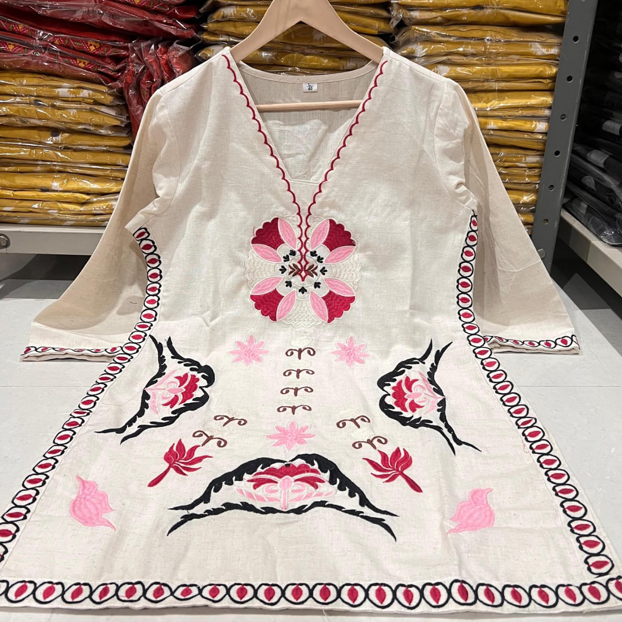 Agnira Threadcrafted Cotton Flex Co-Ord Set