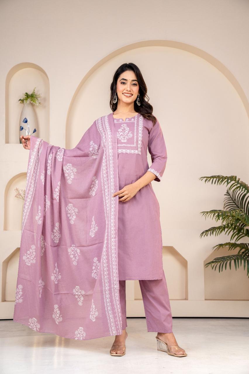 Anvaya Heavy Cotton Suit Set