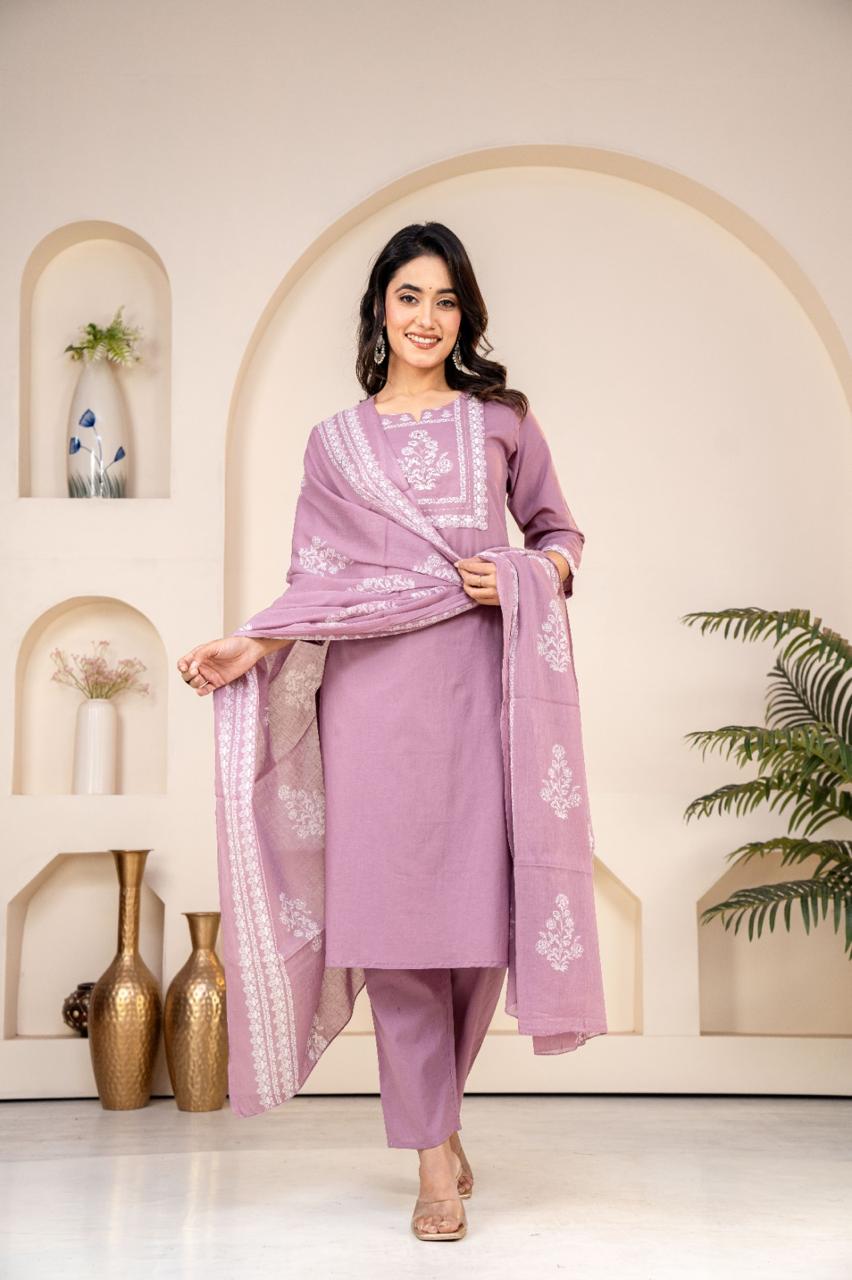 Anvaya Heavy Cotton Suit Set