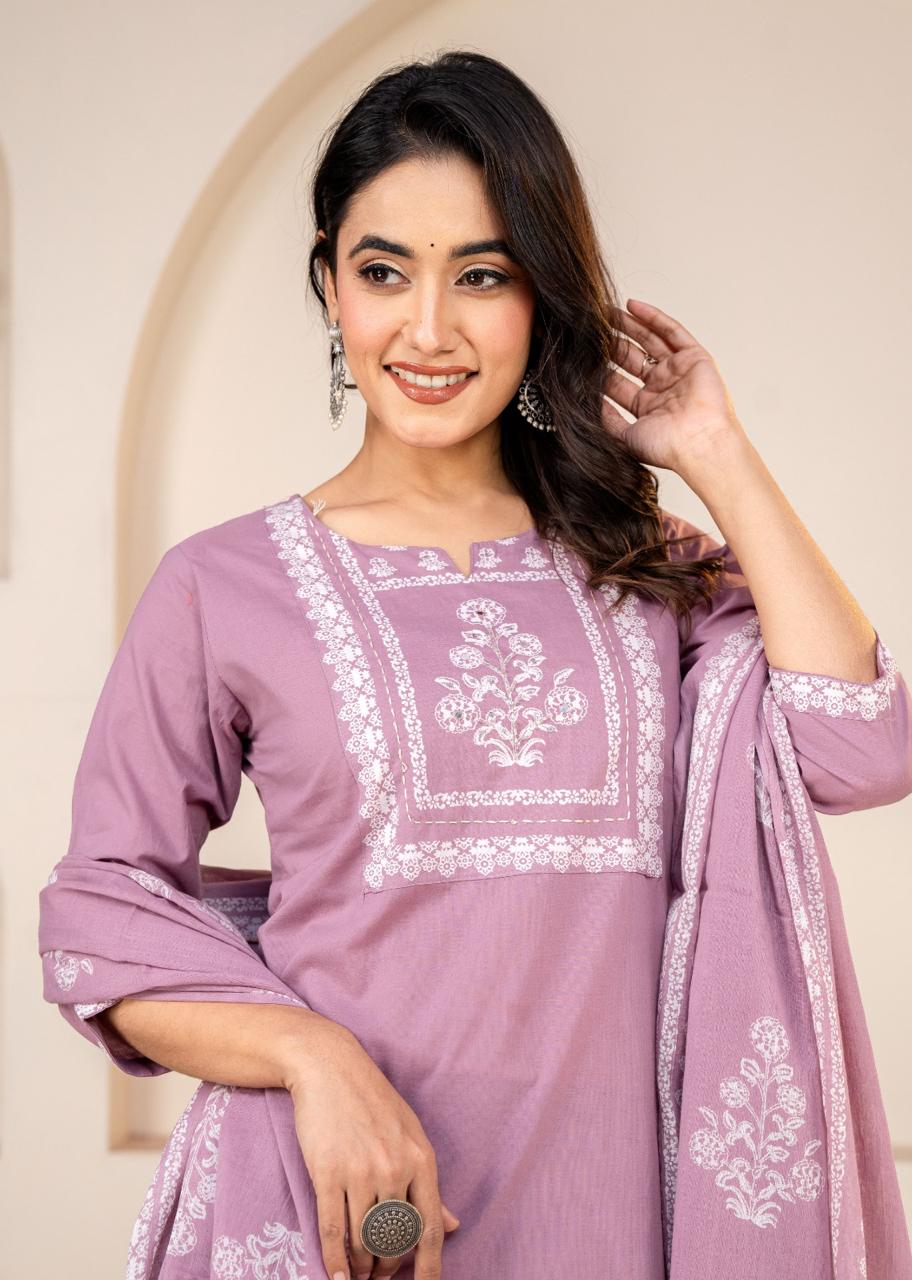 Anvaya Heavy Cotton Suit Set