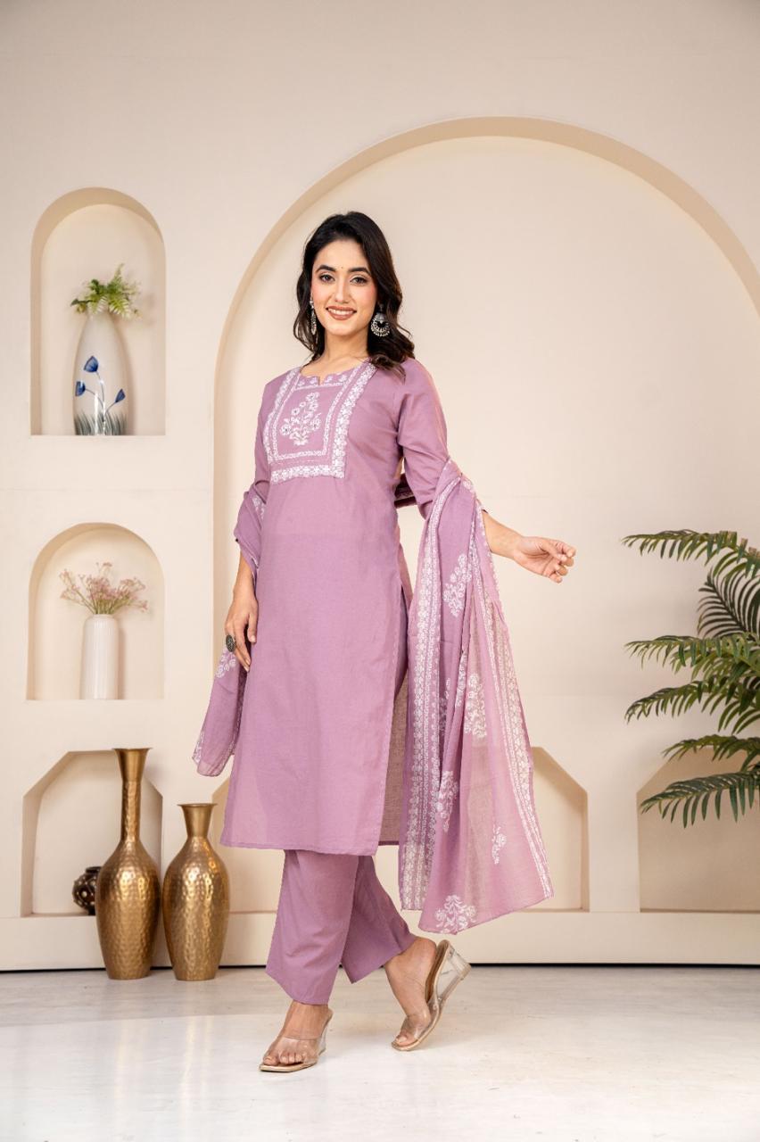 Anvaya Heavy Cotton Suit Set