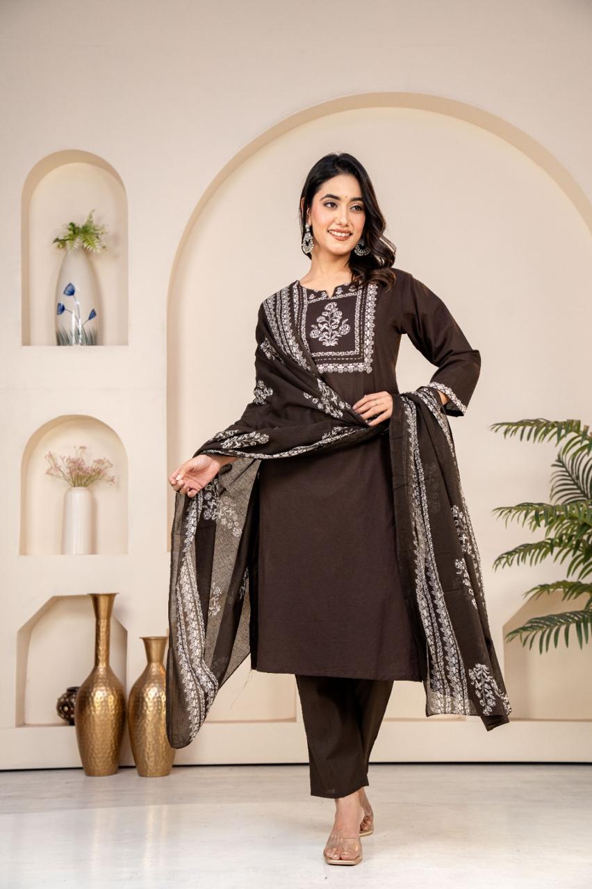 Anvaya Heavy Cotton Suit Set