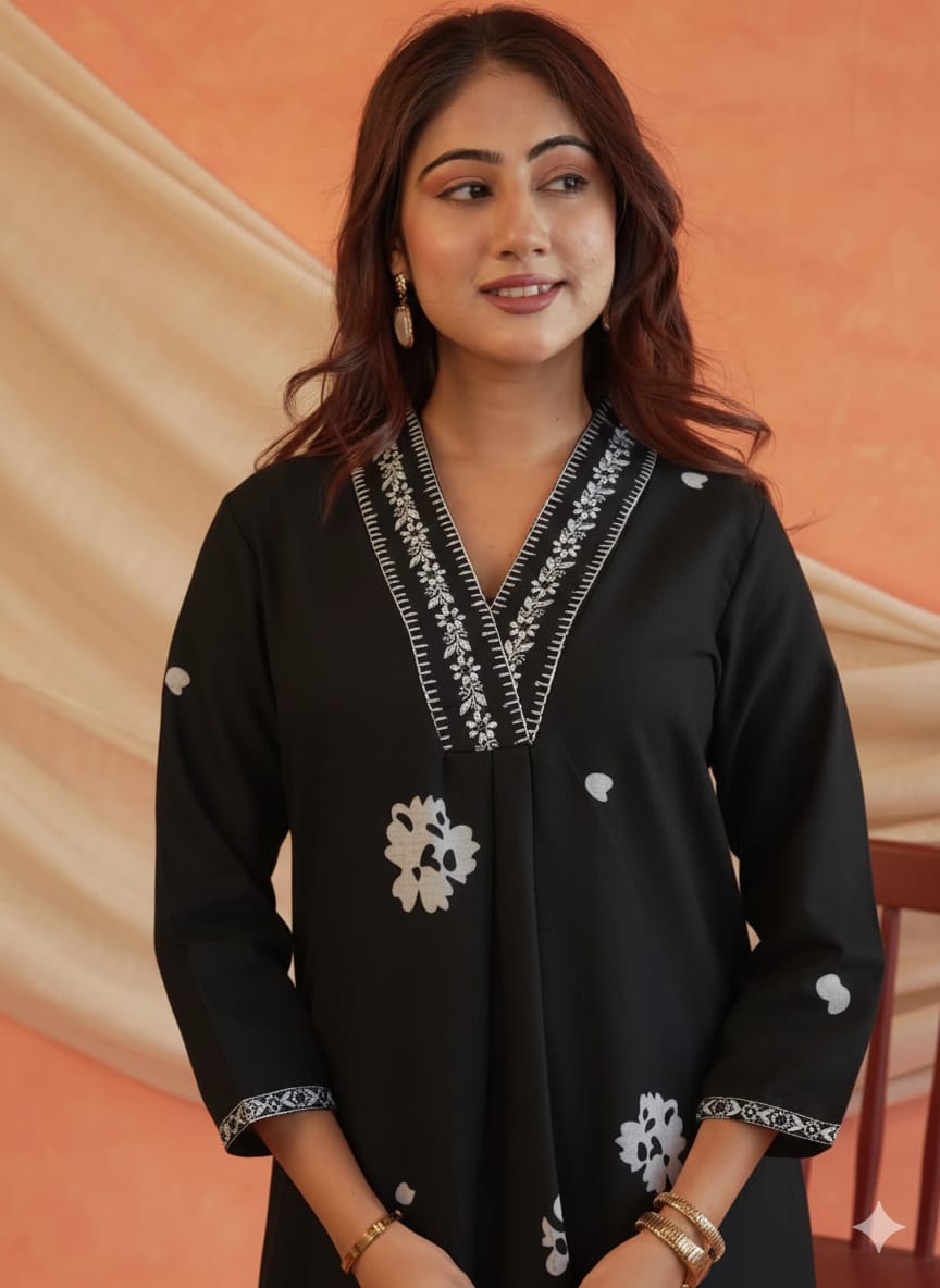 Aarya Cotton Embroidered Suit Set