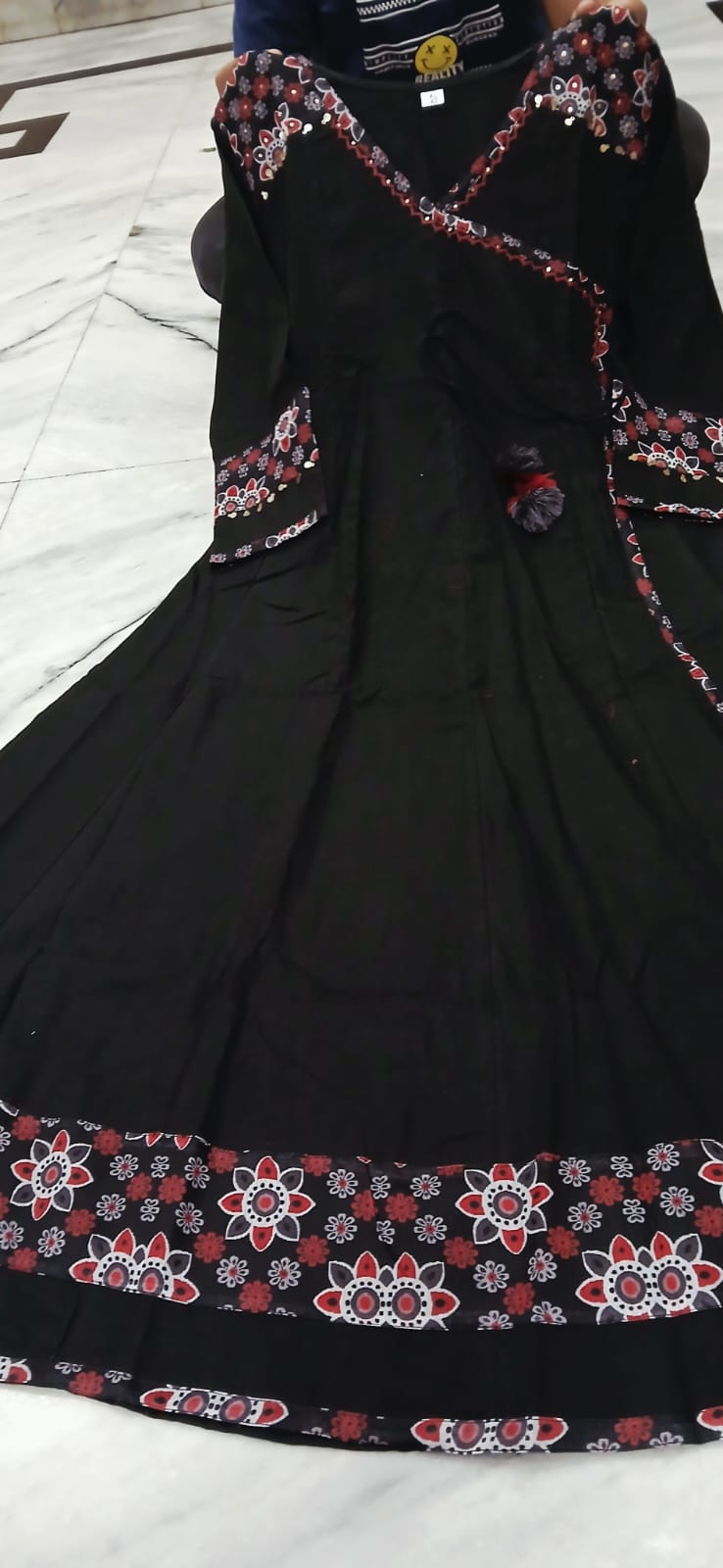 Shyamika Anarkali Kurti Pant Dupatta Set