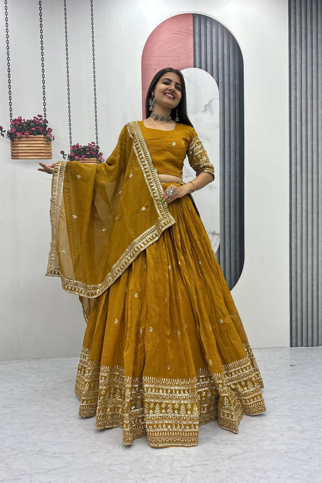 Beautiful Embroidery Lehenga Choli Set