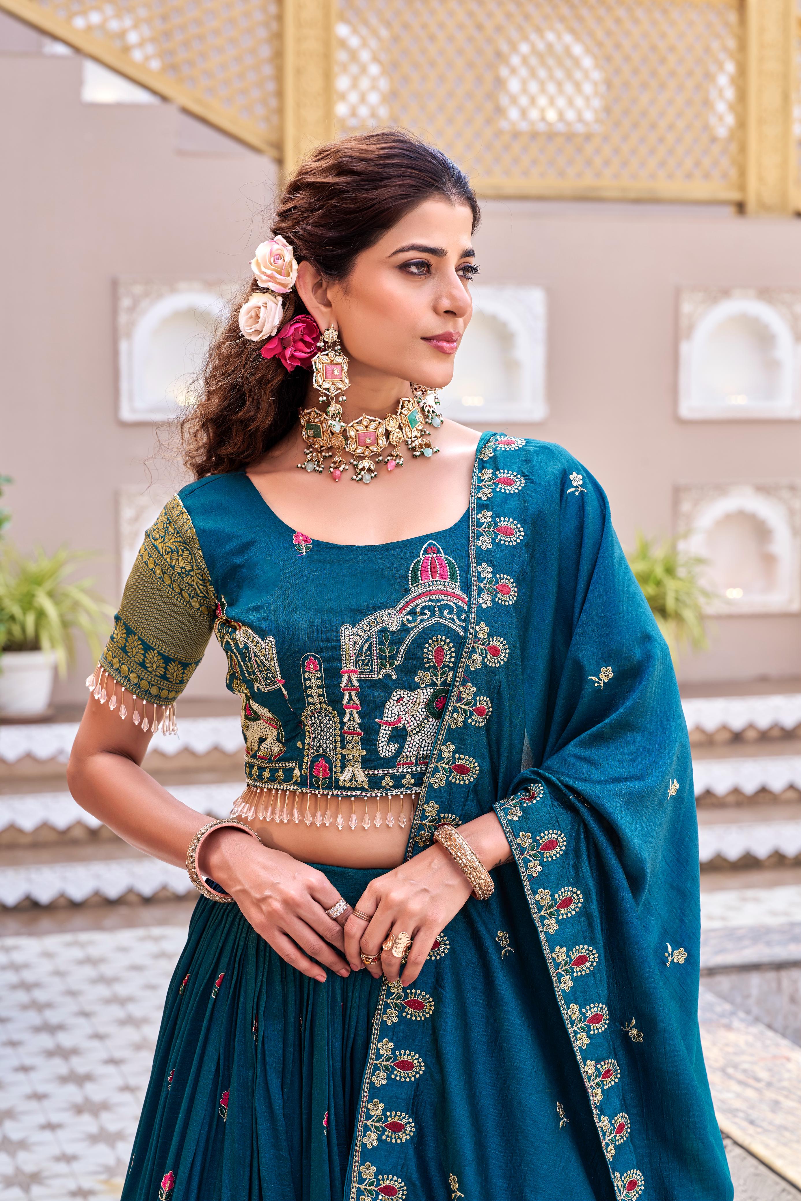 New launch Morpankhi Viraasat Lehenga Choli Set
