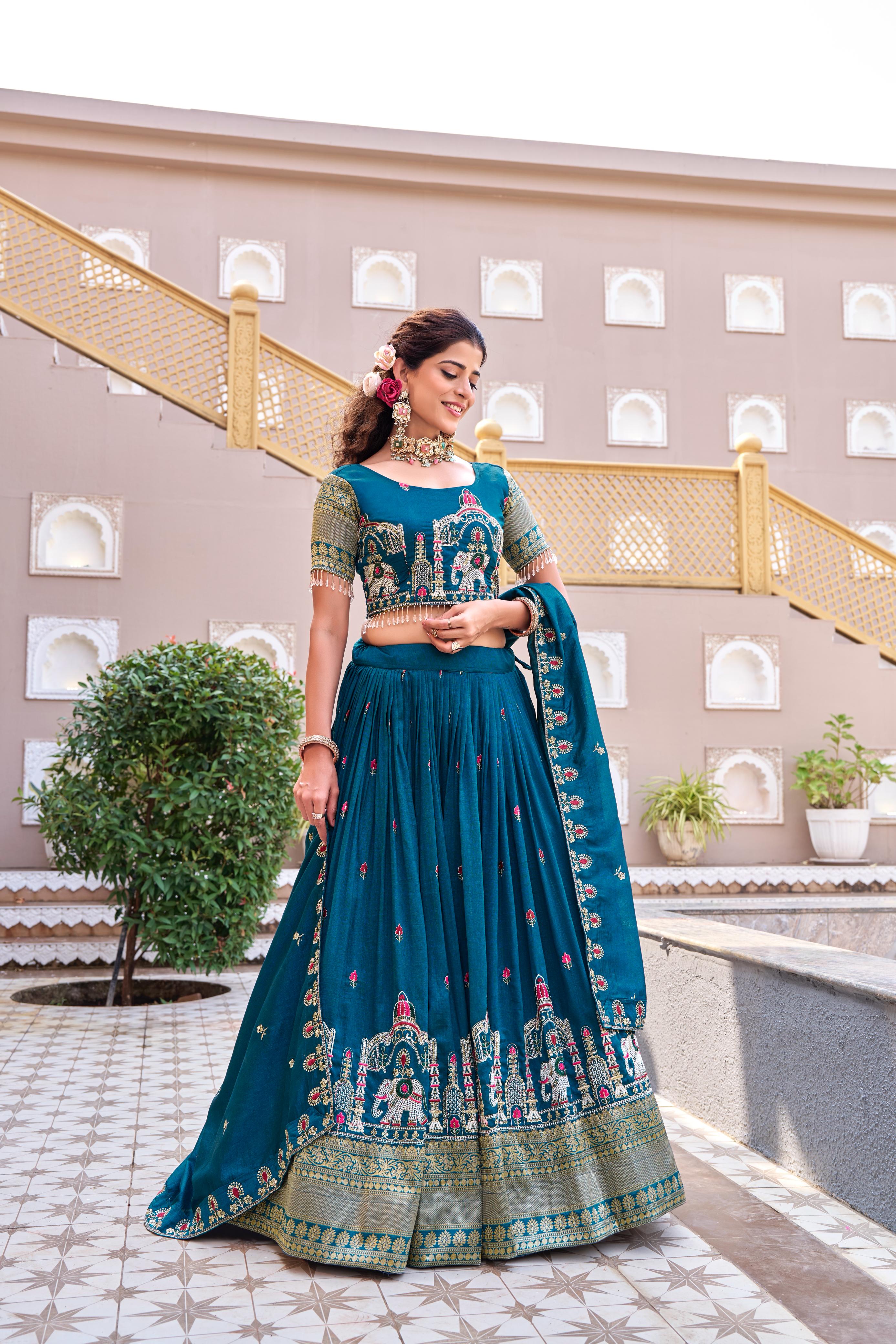 New launch Morpankhi Viraasat Lehenga Choli Set