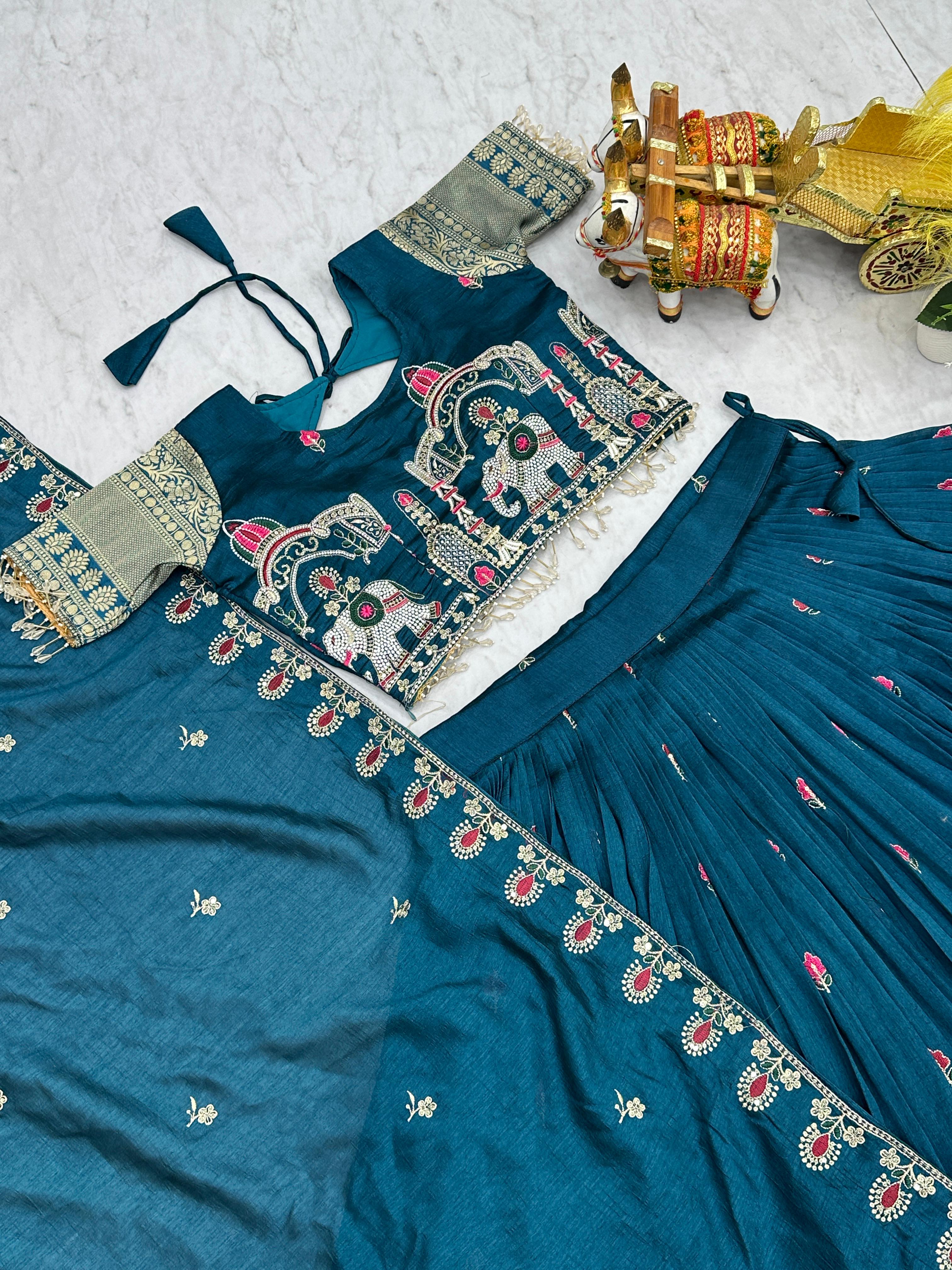 New launch Morpankhi Viraasat Lehenga Choli Set
