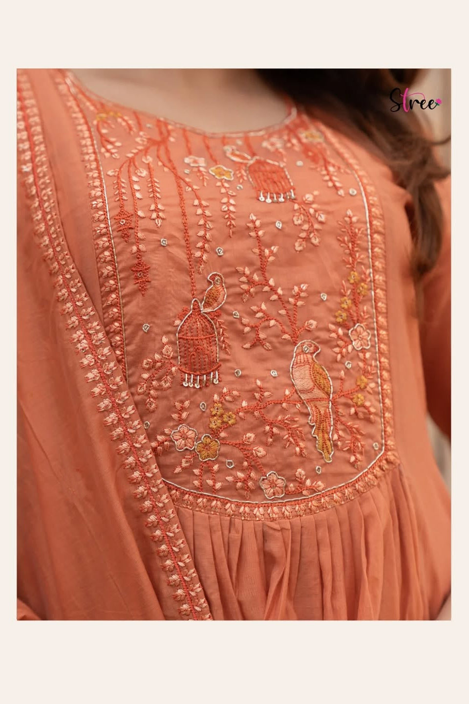 Gulpriya Anarkali Cotton Suit Set