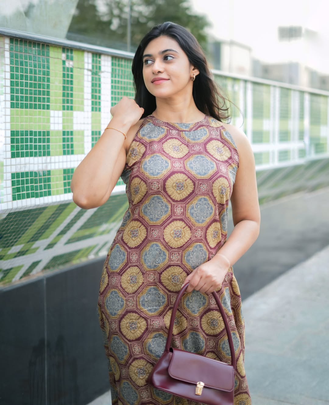 Floral Cotton Kurti Palazzo Co-ord Set