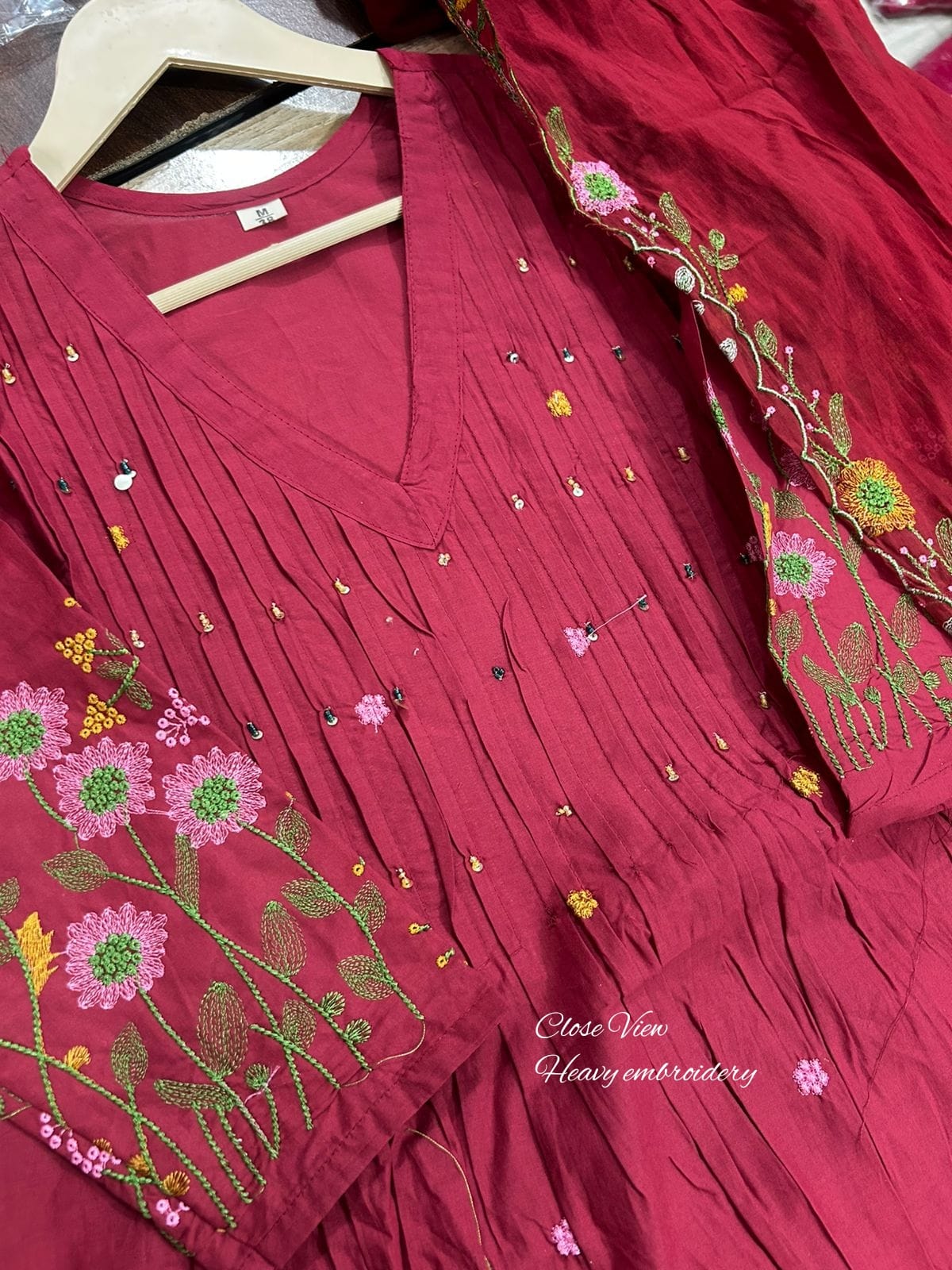 New Launch Anarkali Cotton Suit Set