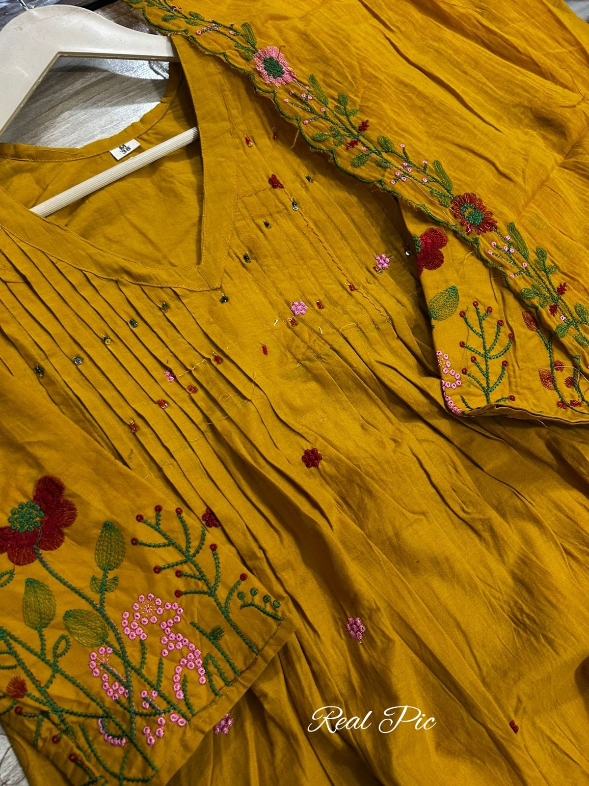 New Launch Anarkali Cotton Suit Set