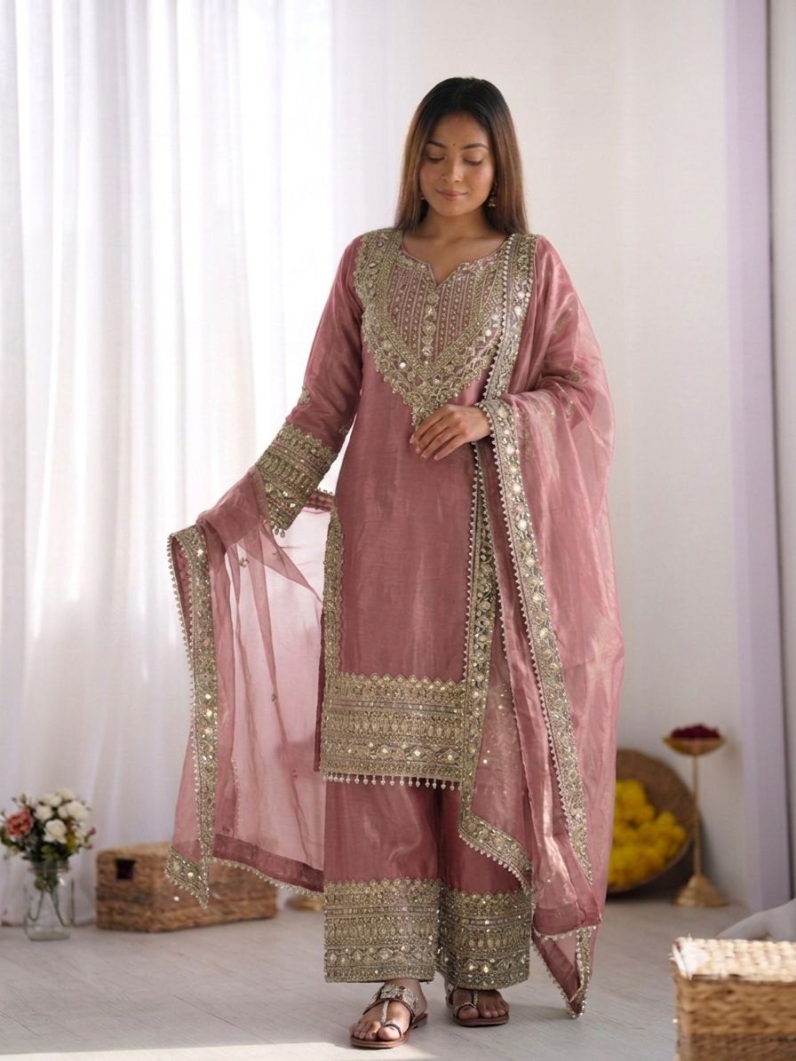 Neerjaara Embroidered Sharara Suit Set
